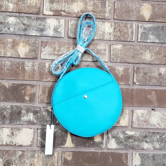 Sole Society Turquoise Canteen Style Crossbody - Picture 1 of 3